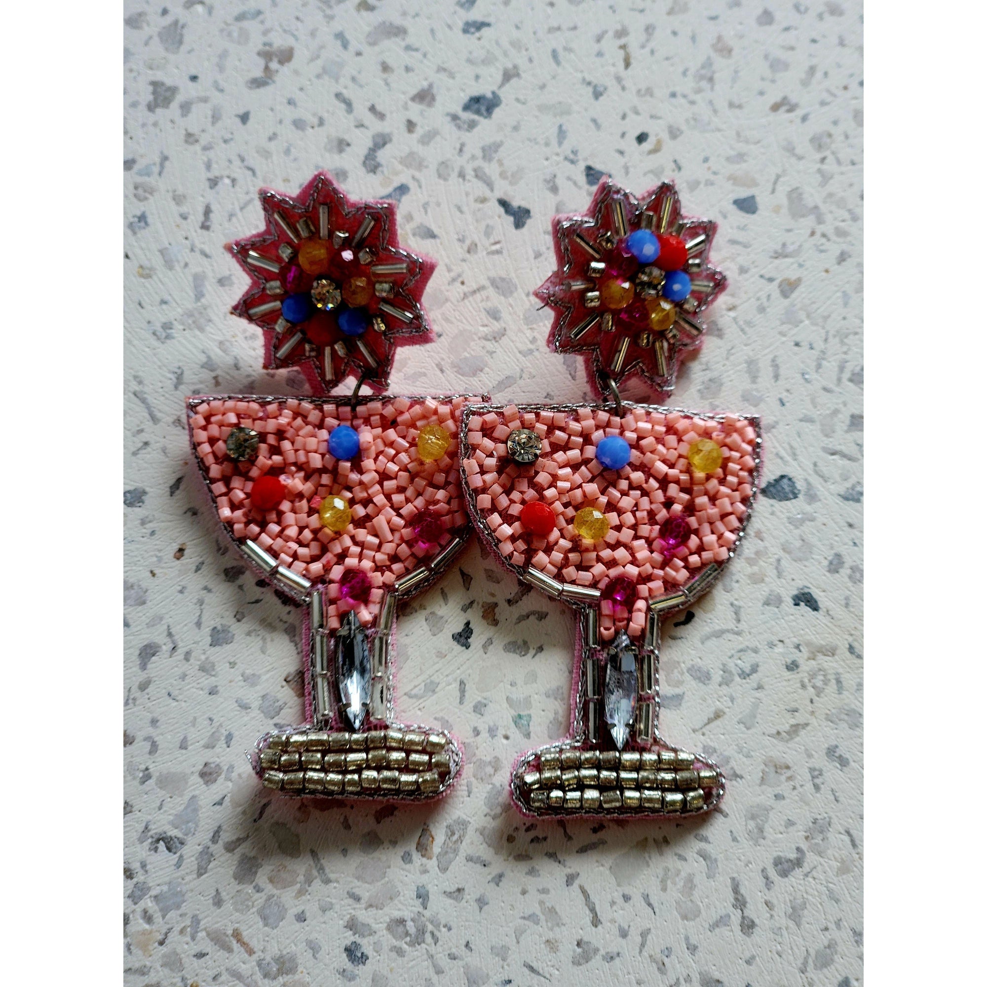 Beaded Earrings - Cocktail