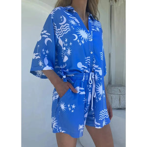 Aria Set - Maldives Blue Print